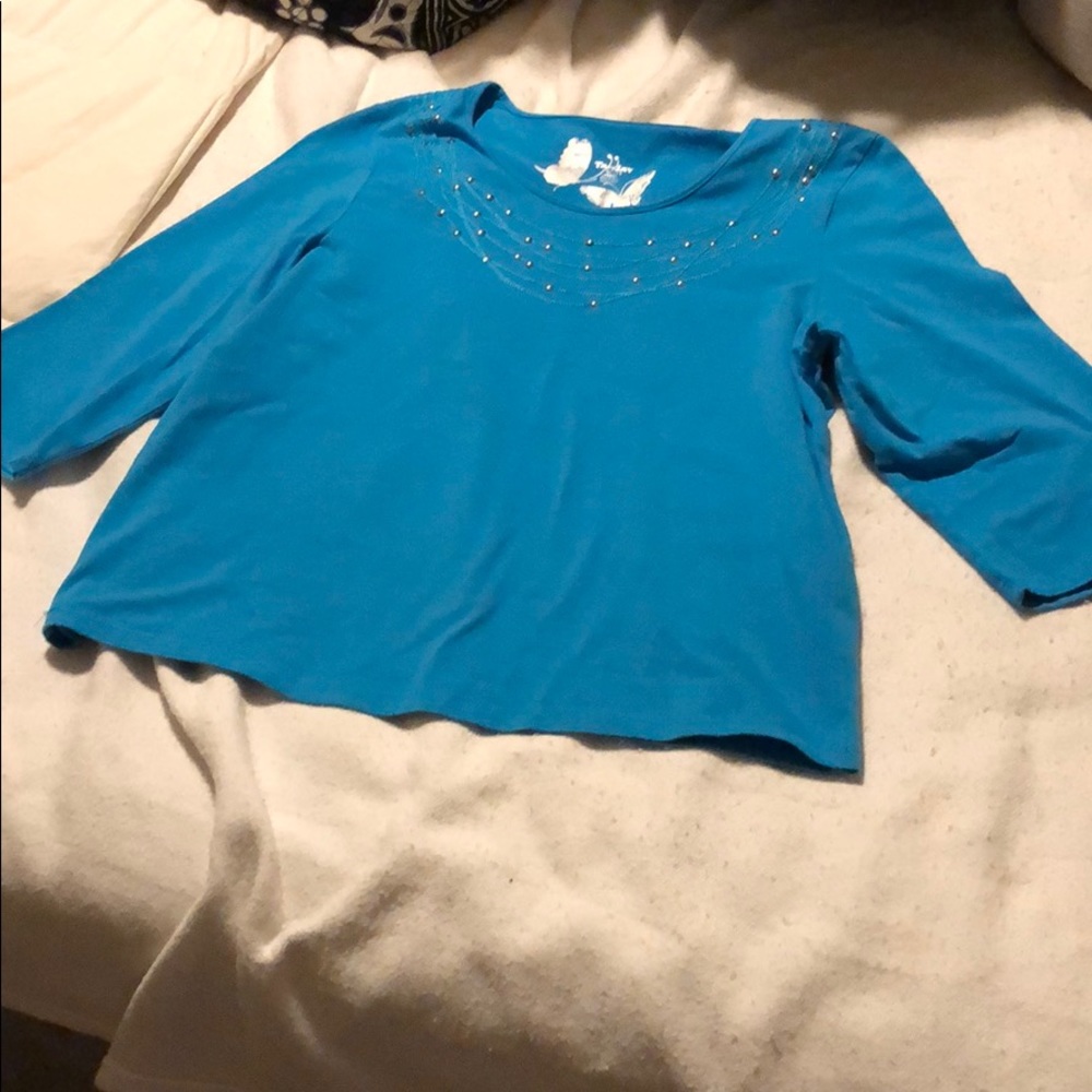 Tan jay long sleeve blouse